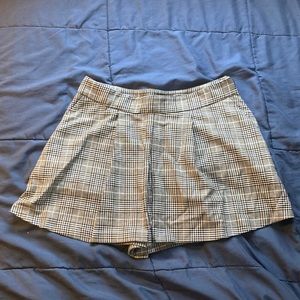 Zara Plaid Skort